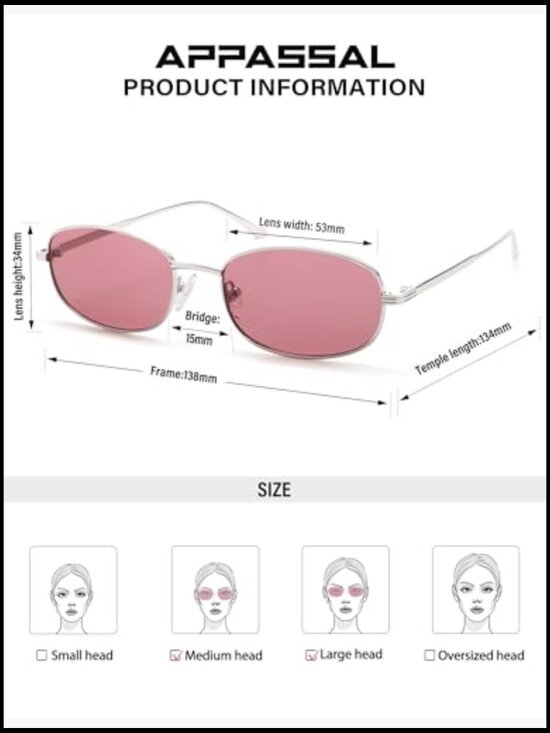 Metal Retro Oval Sunglasses with UV400 Protection, Unisex Fit main image 7